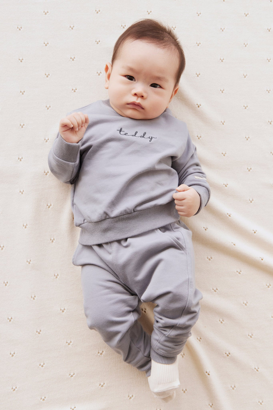 Organic Cotton Jalen Track Pant - Dawn Childrens Pant from Jamie Kay USA