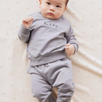 Organic Cotton Jalen Track Pant - Dawn Childrens Pant from Jamie Kay USA