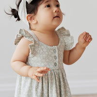 Organic Cotton Sienna Dress - Rosalie Fields Bluefox Childrens Dress from Jamie Kay USA