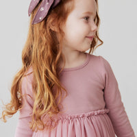 Organic Cotton Noelle Bow - Irina Fig Childrens Bow from Jamie Kay USA