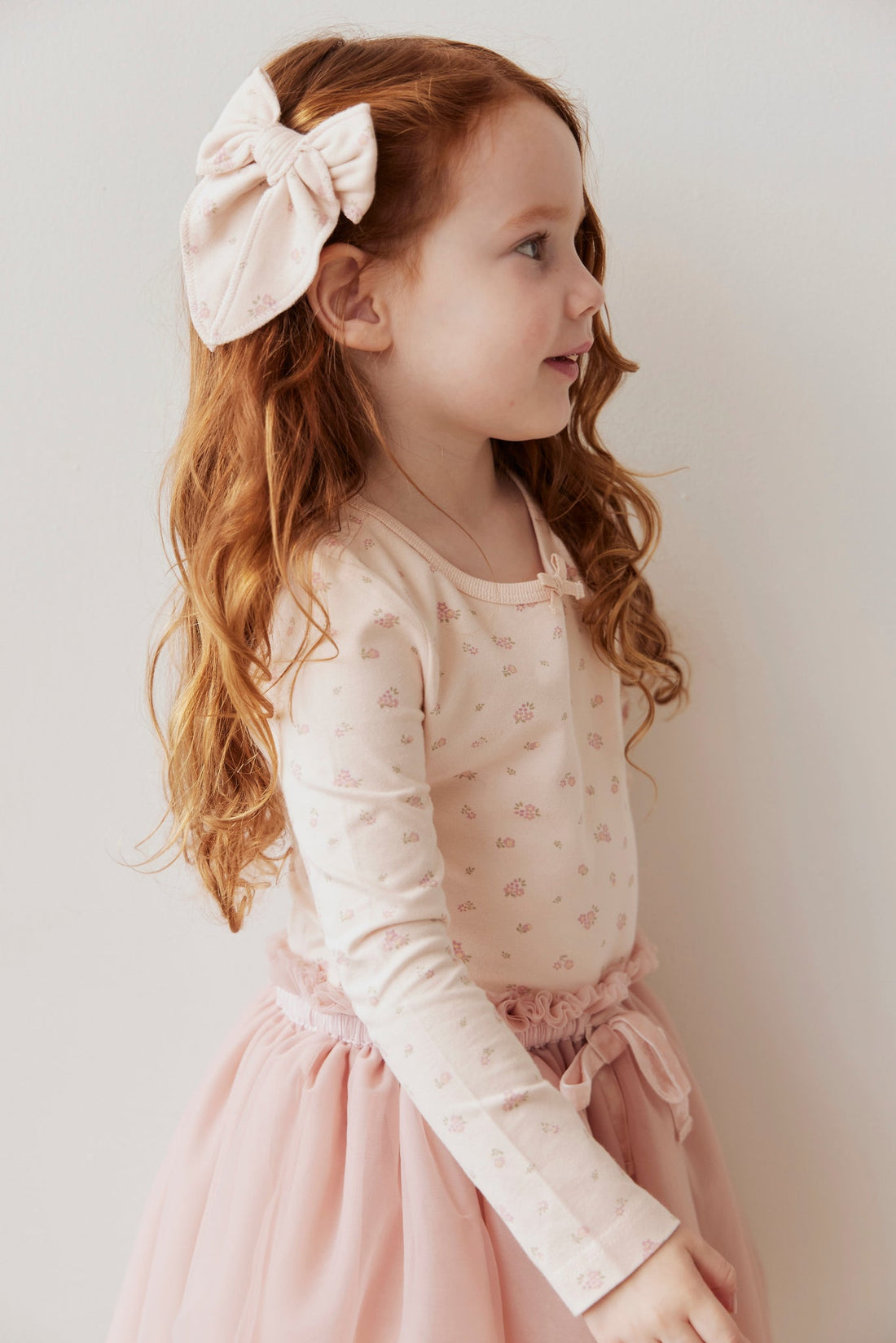 Organic Cotton Bridget Long Sleeve Top - Irina Shell Childrens Top from Jamie Kay USA