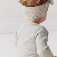 Organic Cotton Headband - Rosalie Fields Smoke Childrens Headband from Jamie Kay USA