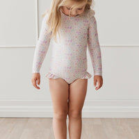 Lily Swimsuit - Fifi Egret Childrens Swimwear from Jamie Kay USA