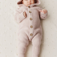 Jack Playsuit - Ballet Pink Marle Childrens Playsuit from Jamie Kay USA