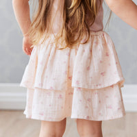 Organic Cotton Muslin Heidi Skirt - Irina Shell Childrens Skirt from Jamie Kay USA