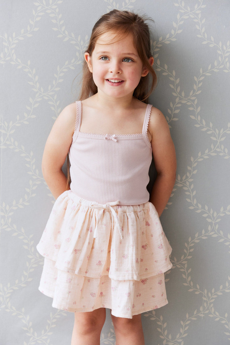 Organic Cotton Muslin Heidi Skirt - Irina Shell Childrens Skirt from Jamie Kay USA