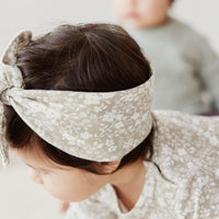 Organic Cotton Headband - Pansy Floral Mist Childrens Headband from Jamie Kay USA