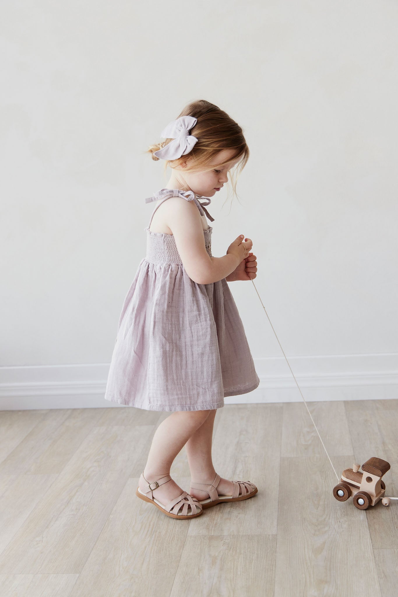 Jamie Kay  Organic Cotton Muslin Frankie Dress - Misty - Seedling