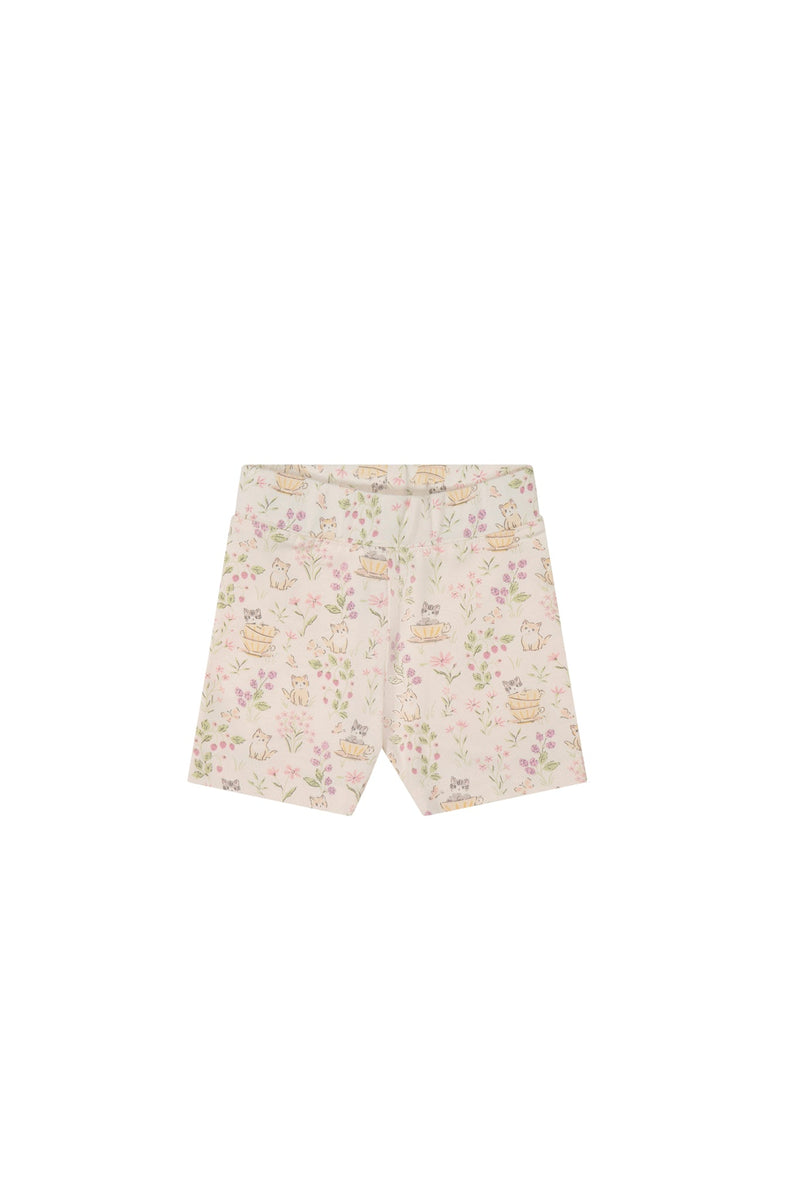 Organic Cotton Everyday Bike Short - Moons Garden – Jamie Kay USA