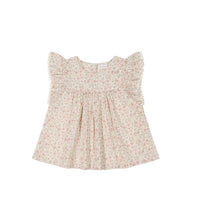 Organic Cotton Eleanor Top - Fifi Floral Childrens Top from Jamie Kay USA
