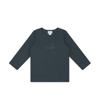 Pima Cotton Vinny Long Sleeve Top - Charter Childrens Top from Jamie Kay USA