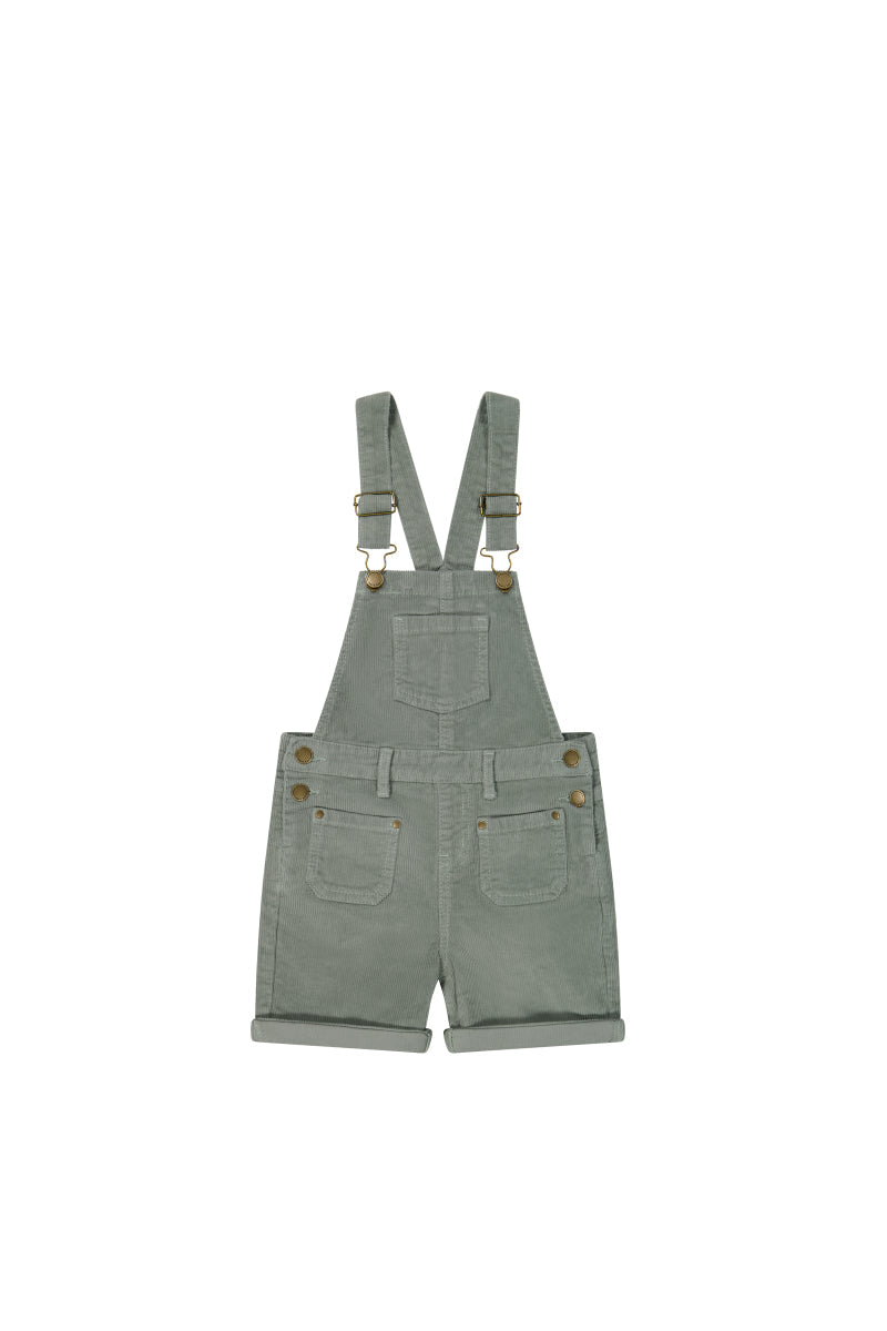 Chase Short Cord Overall - Dusted Olive Childrens Overall from Jamie Kay USA