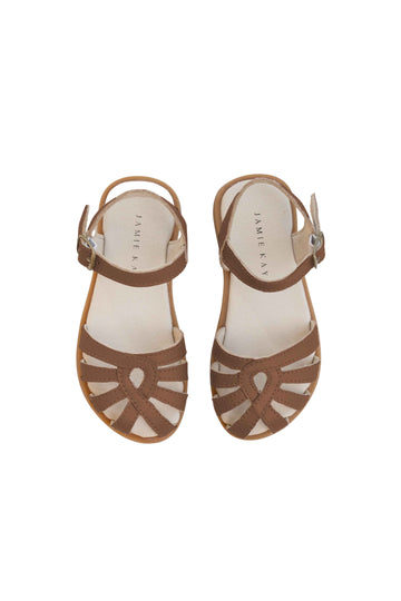 Leather Sandal - Tan Childrens Footwear from Jamie Kay USA