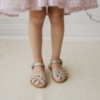Leather Sandal - Matt Gold Childrens Footwear from Jamie Kay USA