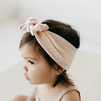 Organic Cotton Modal Headband - Ballet Pink
