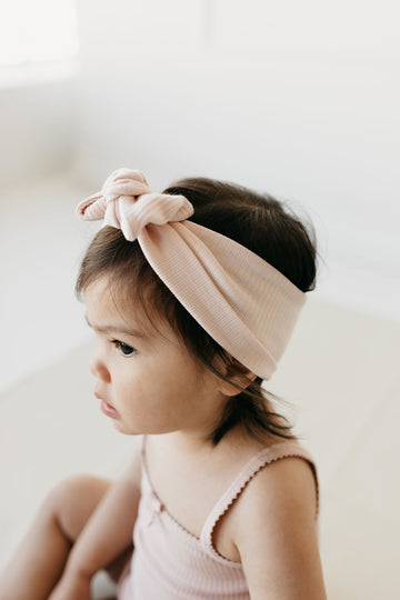 Organic Cotton Modal Headband - Ballet Pink Childrens Headband from Jamie Kay USA