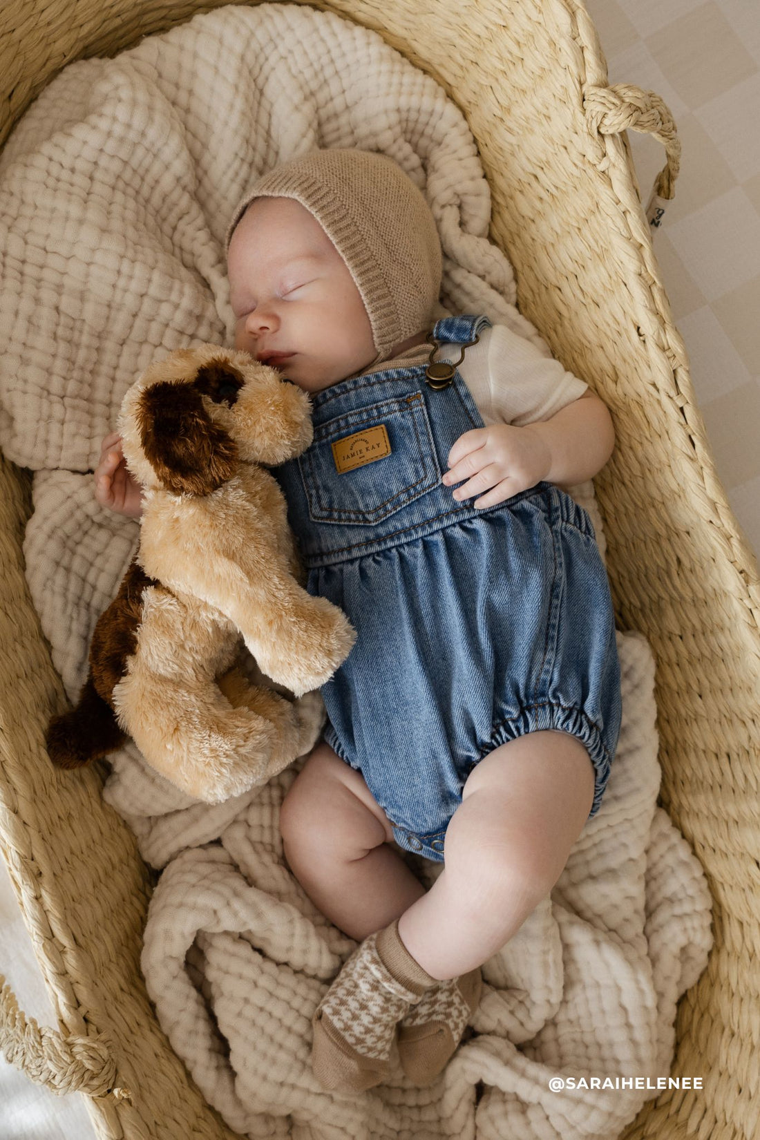 Pax Playsuit - Vintage Denim Childrens Playsuit from Jamie Kay USA