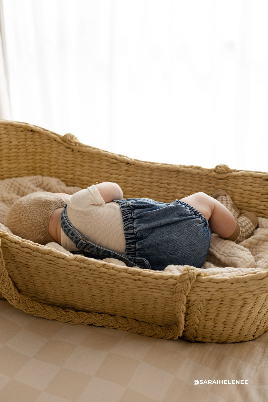 Pax Playsuit - Vintage Denim Childrens Playsuit from Jamie Kay USA