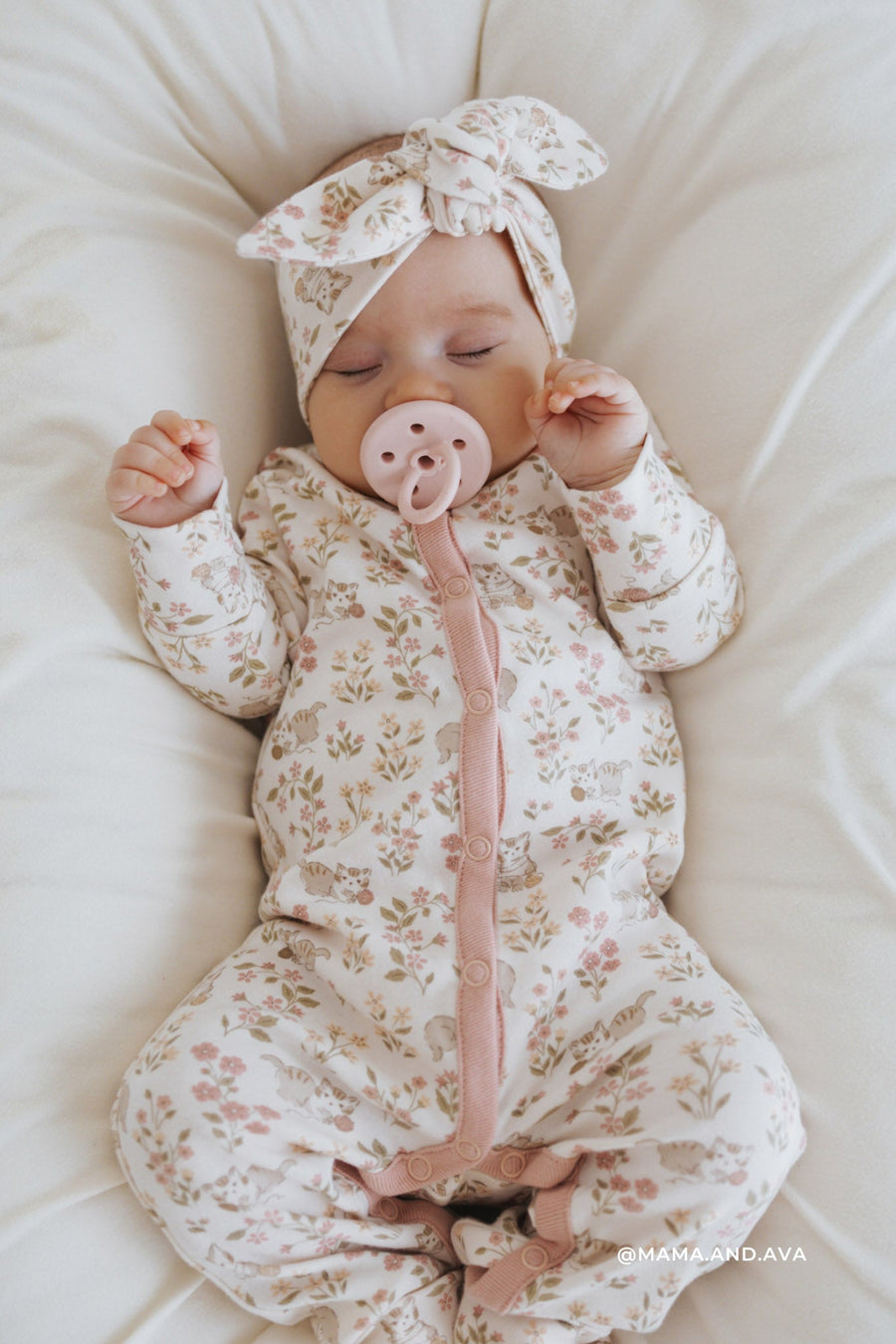 Organic Cotton Maple Onepiece - Moons Woolen Ball Childrens Onepiece from Jamie Kay USA