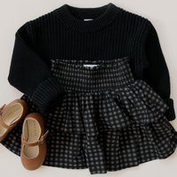 Morgan Jumper - Black Bean Childrens Jumper from Jamie Kay USA