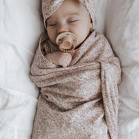 Organic Cotton Wrap Blanket - Amber Rose Childrens Blanket from Jamie Kay USA