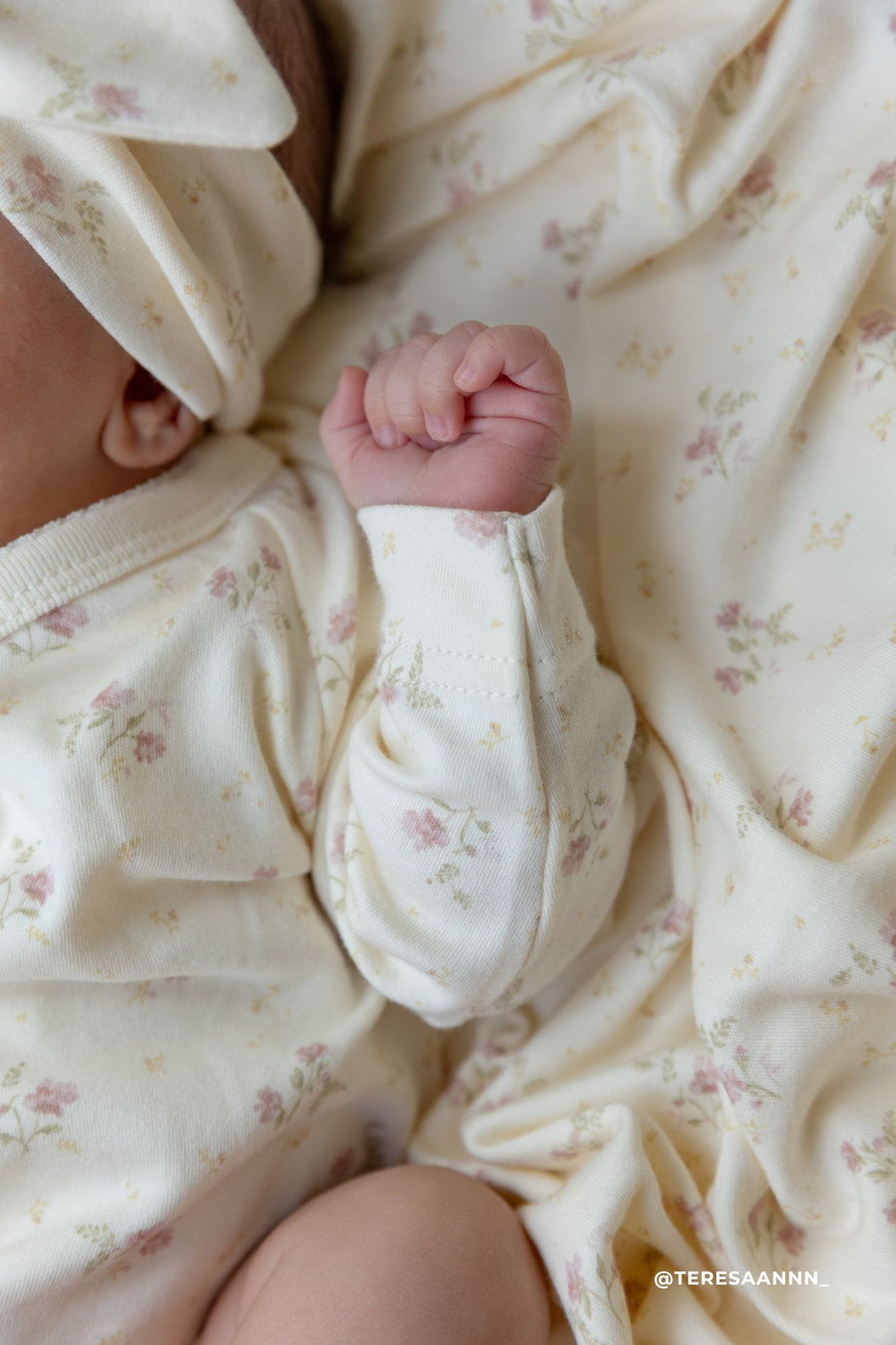 Organic Cotton Marina Bodysuit - Thelma Parchment Childrens Bodysuit from Jamie Kay USA