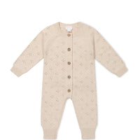 Alette Onepiece - Light Oatmeal Marle Childrens Onepiece from Jamie Kay USA