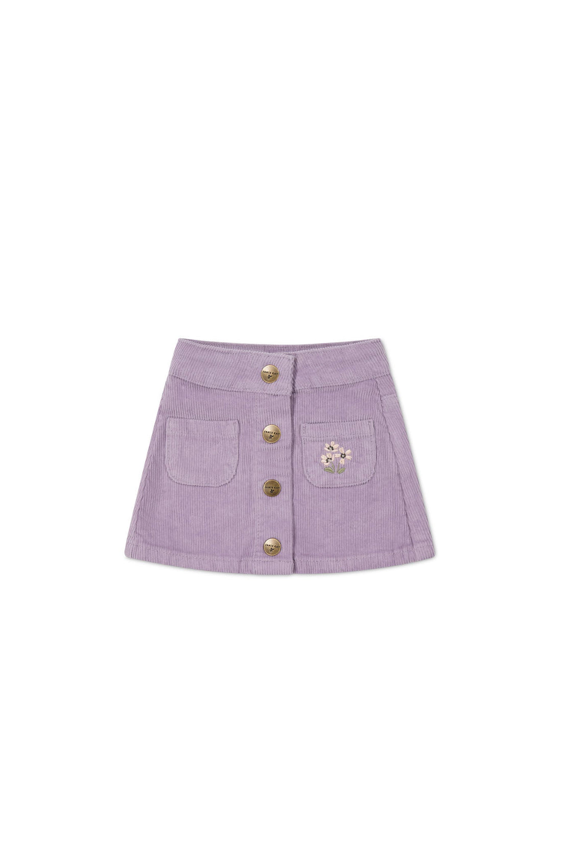 Alexis Cord Skirt - Wildflower Meadow Childrens Skirt from Jamie Kay USA