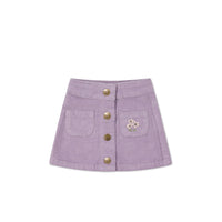 Alexis Cord Skirt - Wildflower Meadow Childrens Skirt from Jamie Kay USA