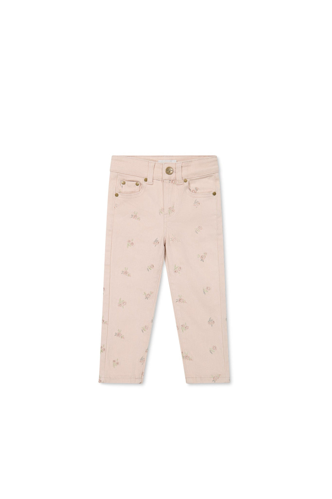 Alison Pant - Goldie Embroidery Childrens Pant from Jamie Kay USA