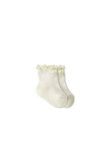 Alison Sock - Parchment Childrens Sock from Jamie Kay USA