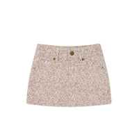 Alison Twill Skirt - Chloe Lilac Childrens Skirt from Jamie Kay USA