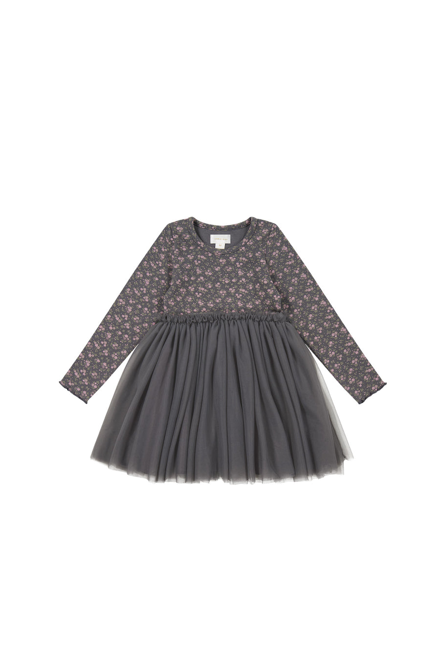 Anna Tulle Dress - Rosalie Floral Lava Childrens Dress from Jamie Kay USA