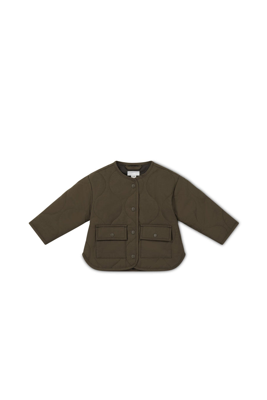 Arie Puffer Jacket - Dark Coffee Childrens Jacket from Jamie Kay USA