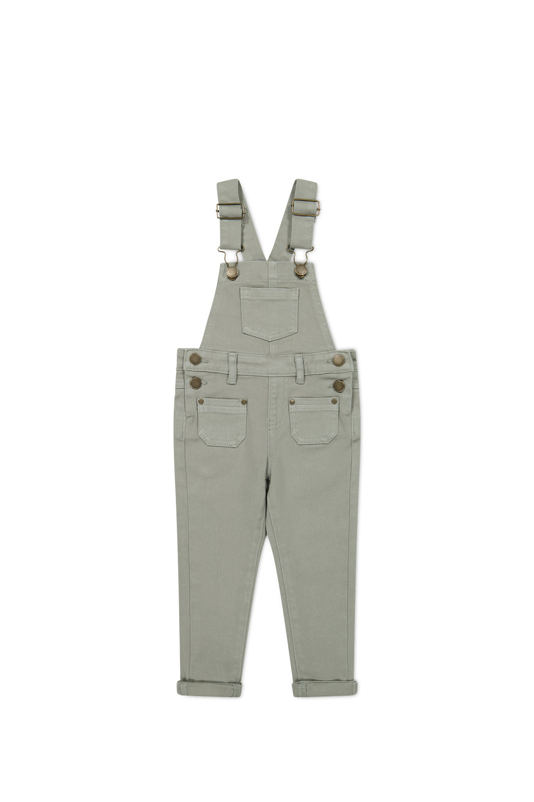 Arlo Twill Overall - Sage Childrens Overall from Jamie Kay USA