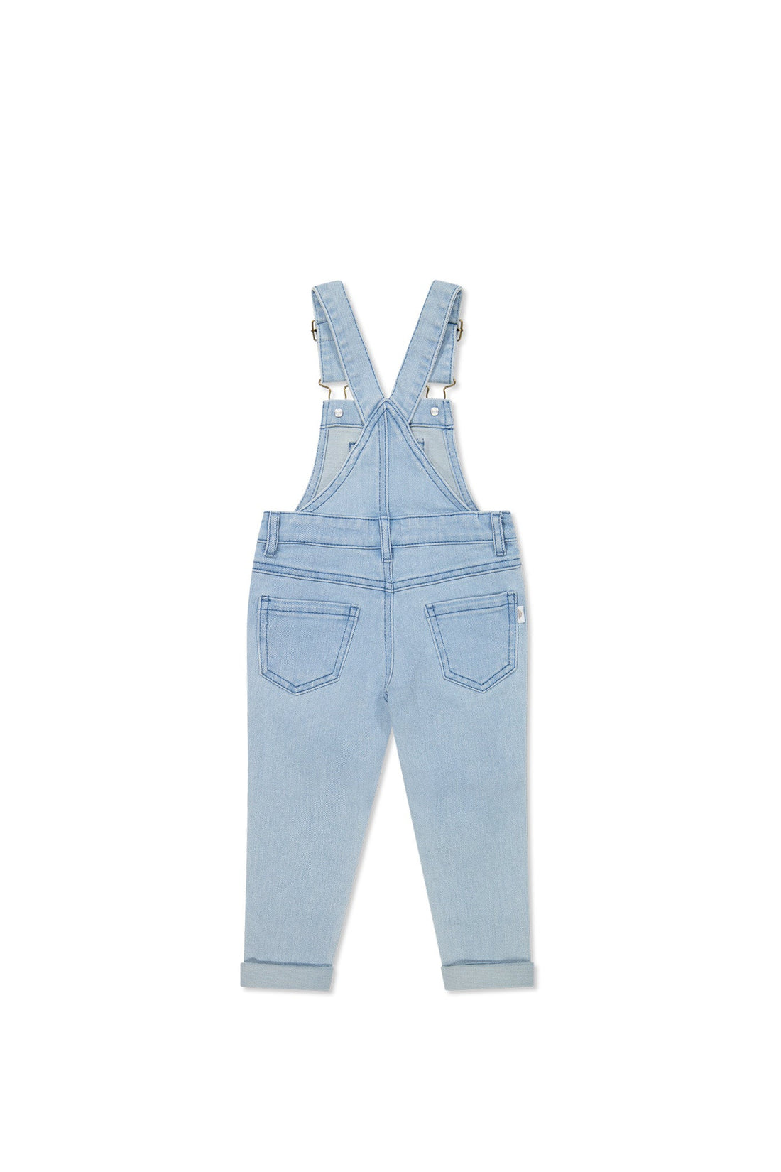 Arlo Twill Overall - Washed Denim Childrens Overall from Jamie Kay USA