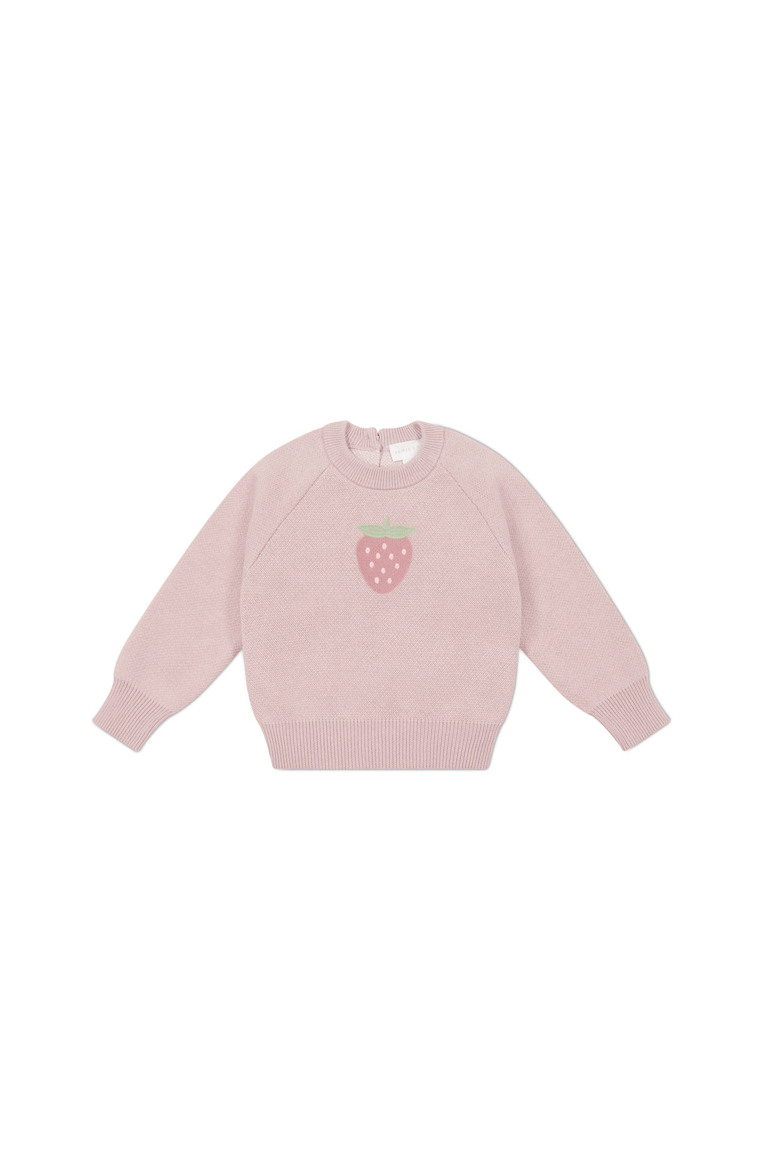 Audrey Knitted Jumper - Strawberry Childrens Jumper from Jamie Kay USA