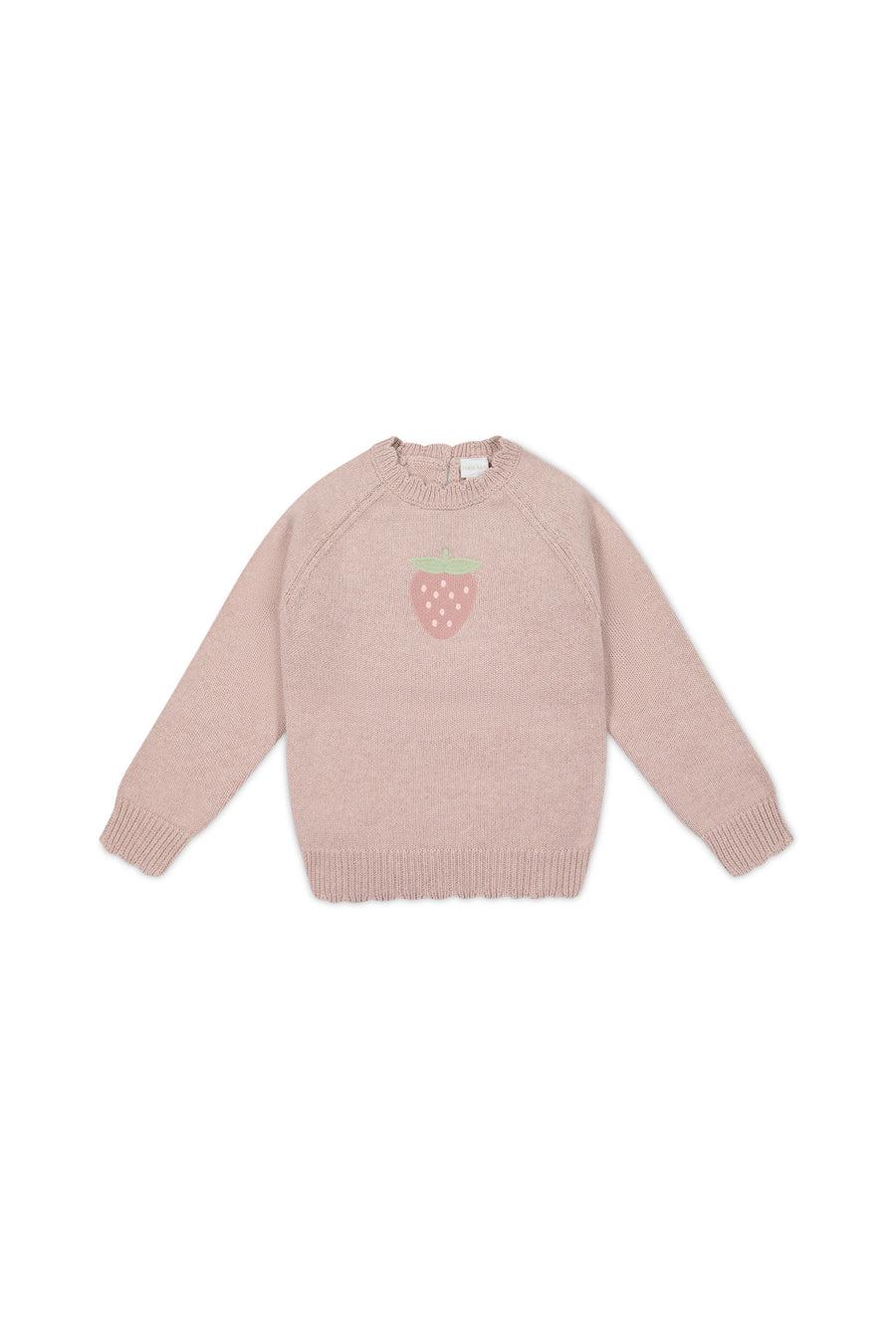 Audrey Knitted Jumper - Strawberry Childrens Jumper from Jamie Kay USA