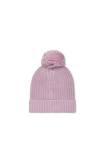 Aurelie Beanie - Lilac Blush Childrens Hat from Jamie Kay USA