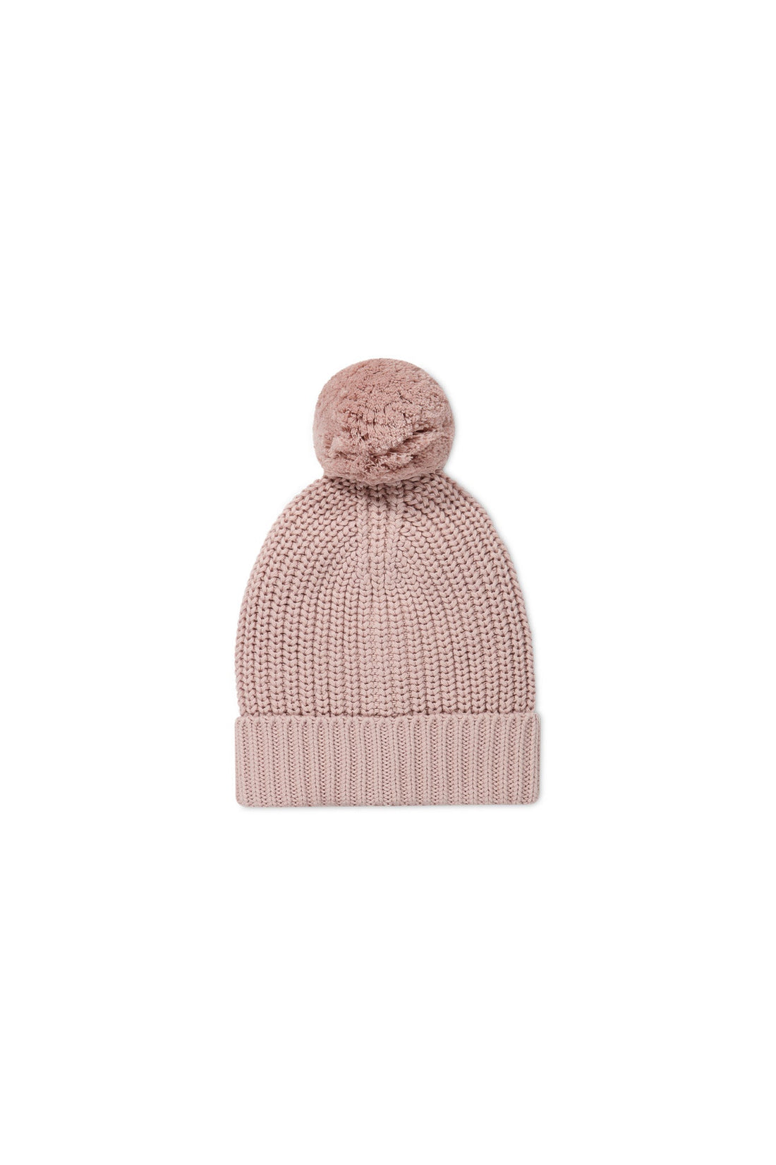 Aurelie Beanie - Shell Pink Childrens Hat from Jamie Kay USA