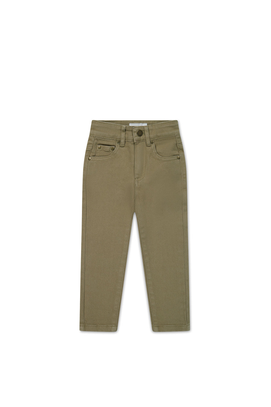 Austin Cotton Twill Pant - Oak Childrens Pant from Jamie Kay USA