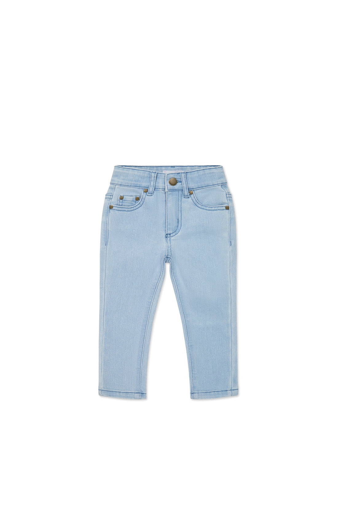 Austin Woven Twill Pant - Washed Denim Childrens Pant from Jamie Kay USA