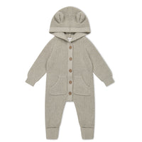 Bear Knit Onepiece - Moss Marle Childrens Onepiece from Jamie Kay USA