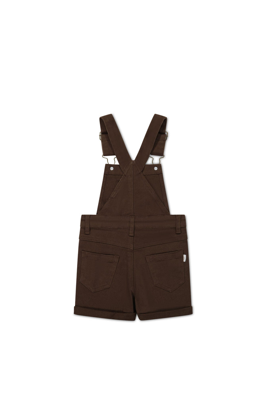 Chase Short Overall - Dark Coffee Childrens Overall from Jamie Kay USA