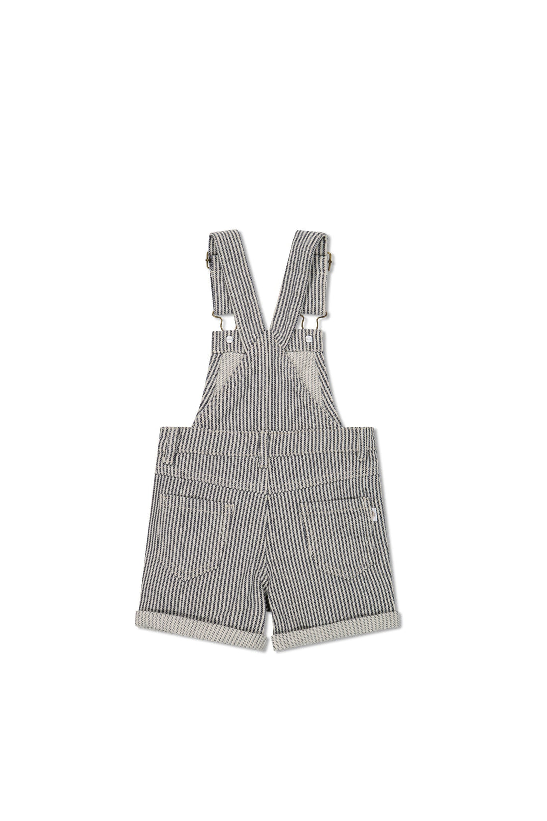 Chase Twill Short Overall - Constellation/Shell Childrens Overall from Jamie Kay USA