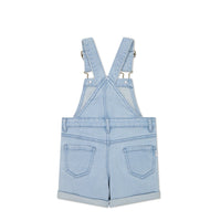 Chase Twill Short Overall - Washed Denim Childrens Overall from Jamie Kay USA