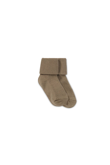 Classic Rib Sock - Balm Childrens Socks from Jamie Kay USA