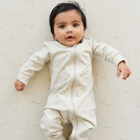 Organic Cotton Gracelyn Onepiece - Ducks In A Row Seed Silver Lining Childrens Onepiece from Jamie Kay USA