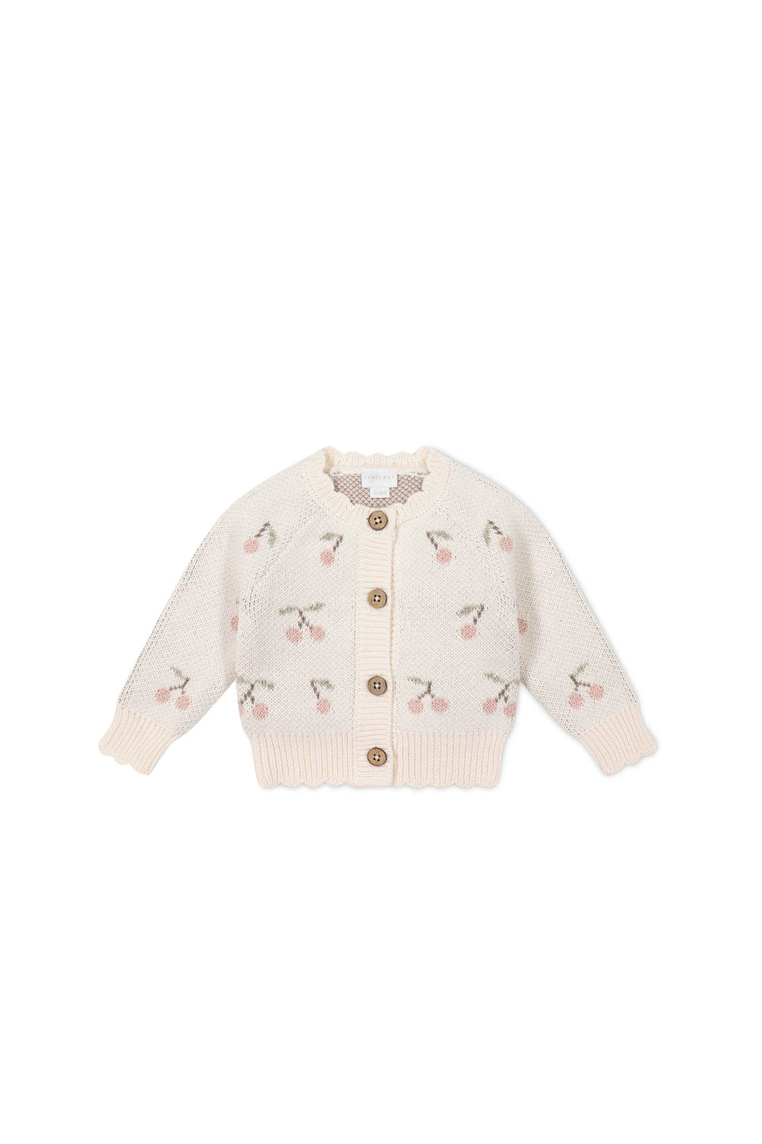 Delilah Cardigan - Cherry Love Blush Childrens Cardigan from Jamie Kay USA