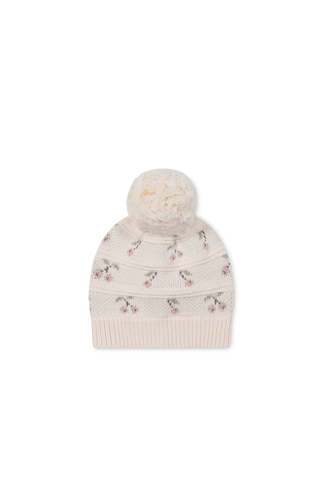 Delilah Knitted Hat - Cherry Love Blush Childrens Hat from Jamie Kay USA